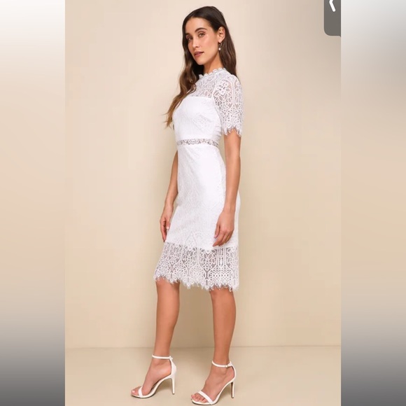 Lulu white lace dress - Picture 2 of 8